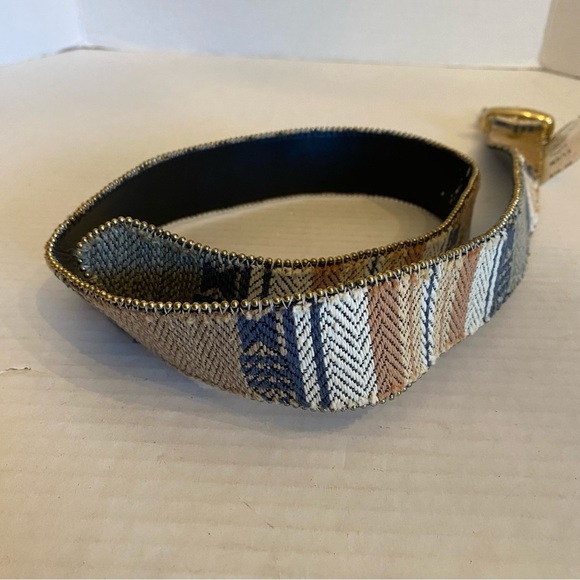 Vintage Paul Harris Blanket Style Belt Studded Western Color Size M/L NWT - Picture 3 of 14